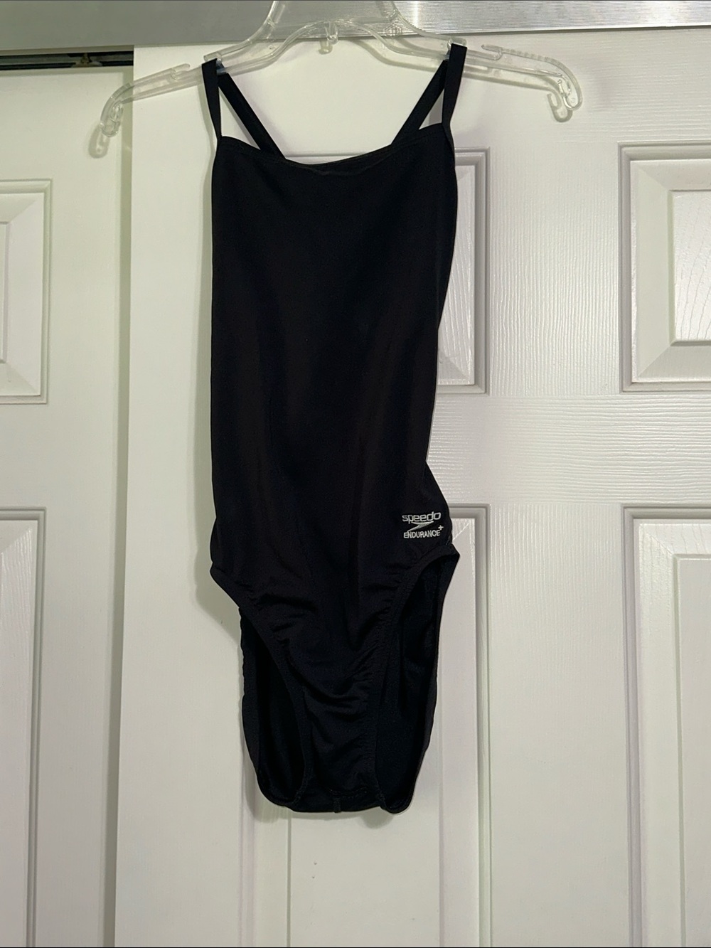 Speedo Endurance Black Athletic One-Piece Swimsuit